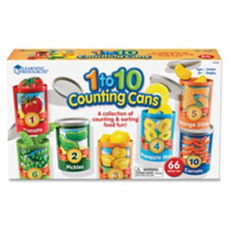 Early Learning Resources Learning Resources  1-10 Counting Cans Set, 67 Per Set LE464361